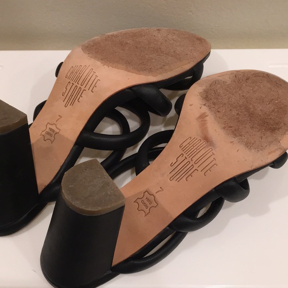 Charlotte Stone Bettina leather sandal mules 37 - Picture 7 of 7